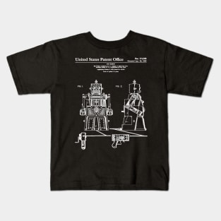 Robert the Robot Toy Patent White Kids T-Shirt